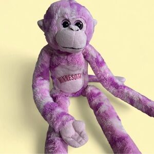 Purple Plush Monkey Toy